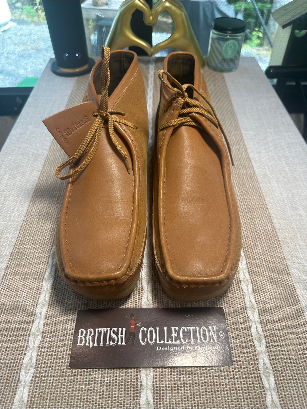 Men’s Tan Leather Chukka Boots